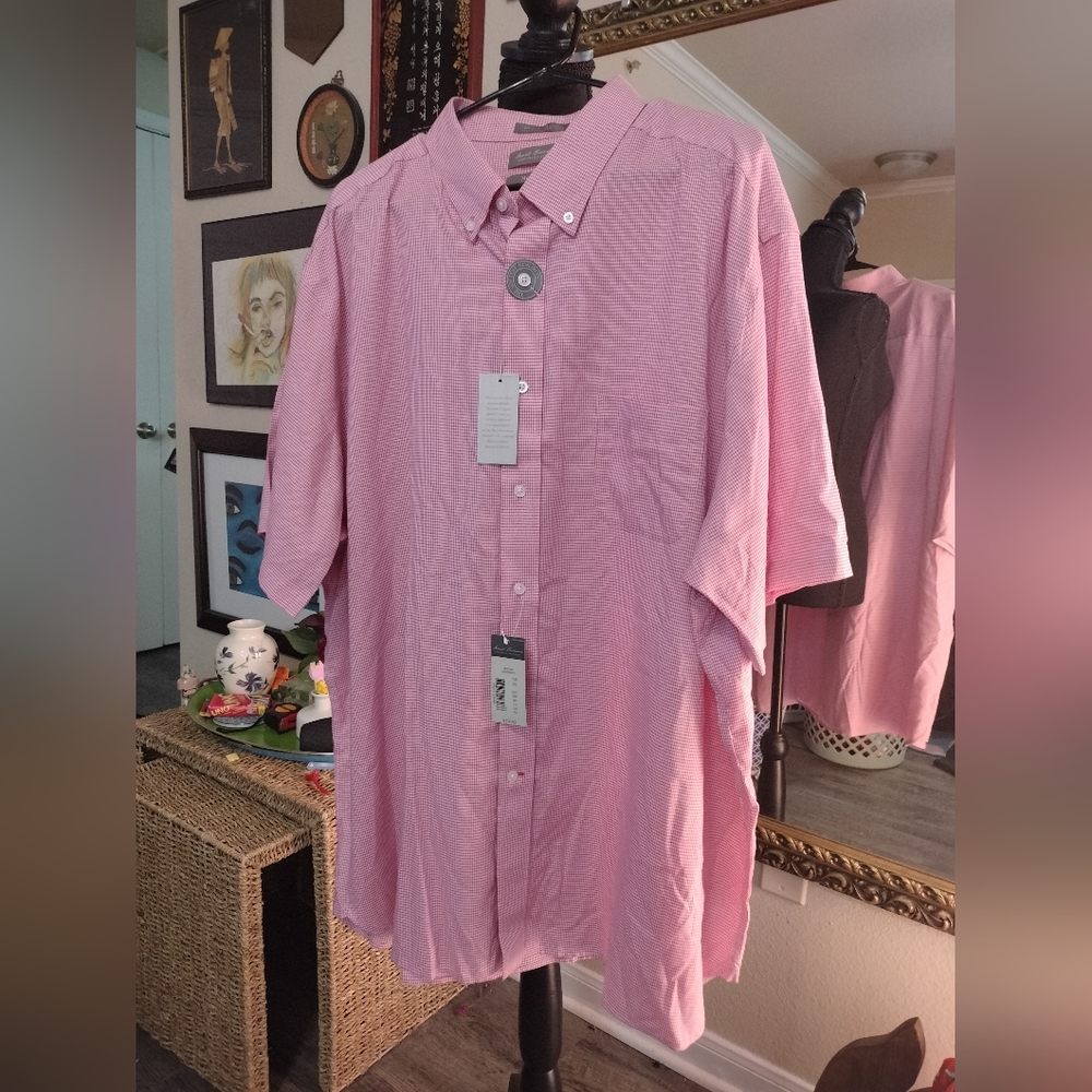 NWT Red Daniel Cremieux button down. XXL.